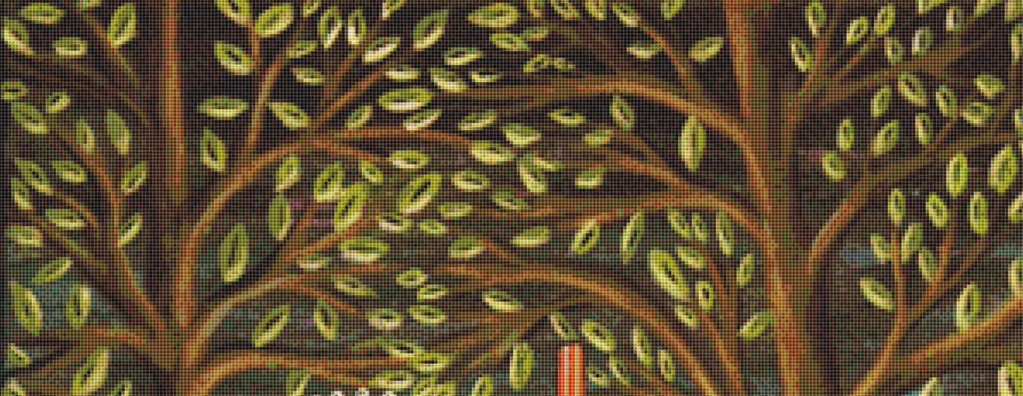 Evening Song counted cross stitch pattern by Karla Gerard