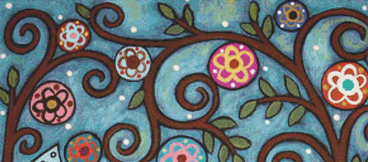 Funky Bird counted cross stitch pattern by Karla Gerard