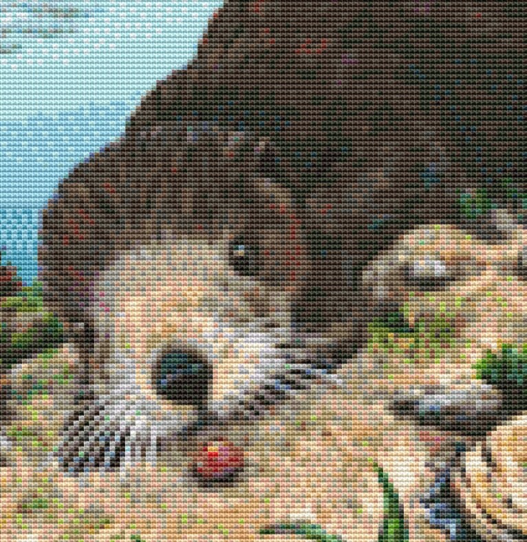 Sea Otters cross stitch pattern by Linda Howard Bittner/Ansada Art Licensing Group, LLC.