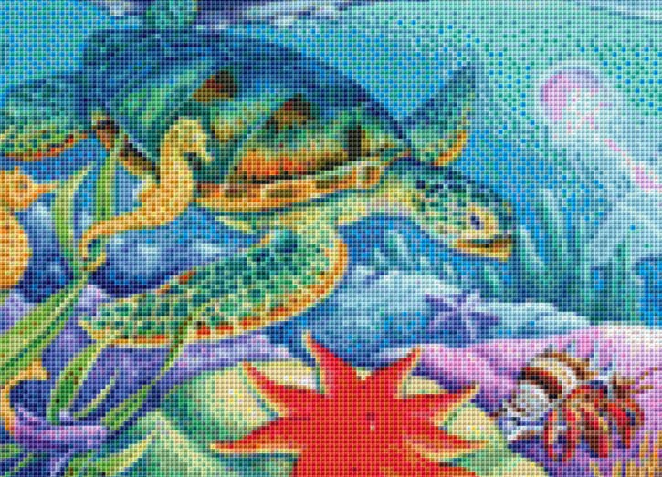 Under the Sea cross stitch pattern by Rose Mary Berlin/Ansada Art Licensing Group, LLC.