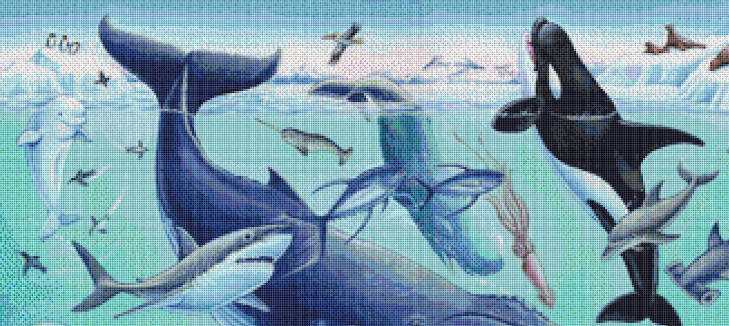 Under the Sea cross stitch pattern by Rose Mary Berlin/Ansada Art Licensing Group, LLC.