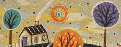 Round Trees cross stitch pattern by Karla Gerard