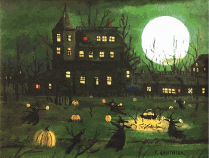 Boiling Pumpkins cross stitch pattern by Patrick Gauthier