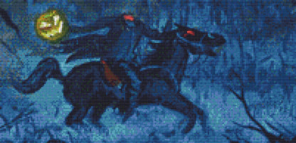 Sleepy Hollow cross stitch pattern by Patrick Gauthier