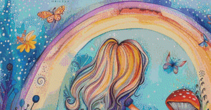 Colorful 4 cross stitch pattern by Passy Art