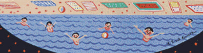 Fun at the Ocean House cross stitch pattern by Patrick Gauthier
