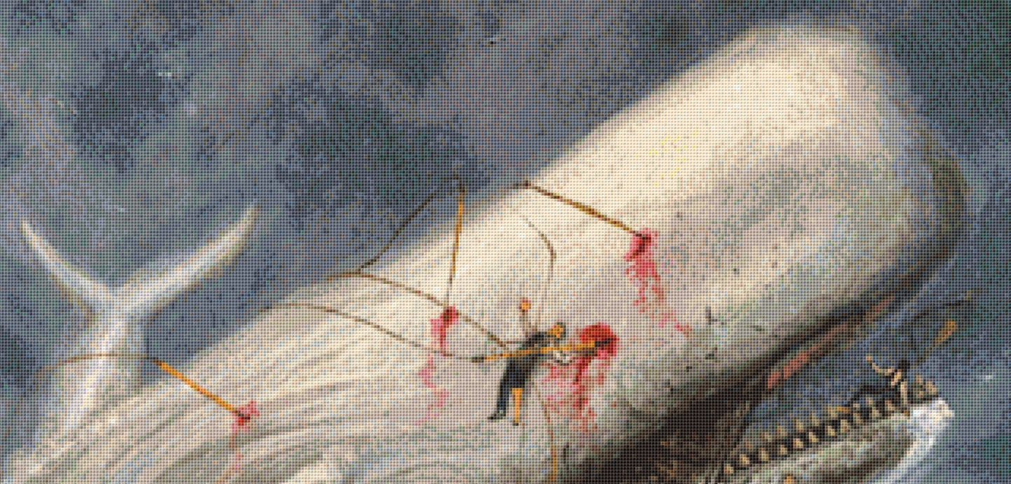 Moby Dick cross stitch pattern by Patrick Gauthier