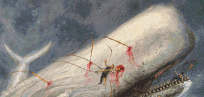 Moby Dick cross stitch pattern by Patrick Gauthier