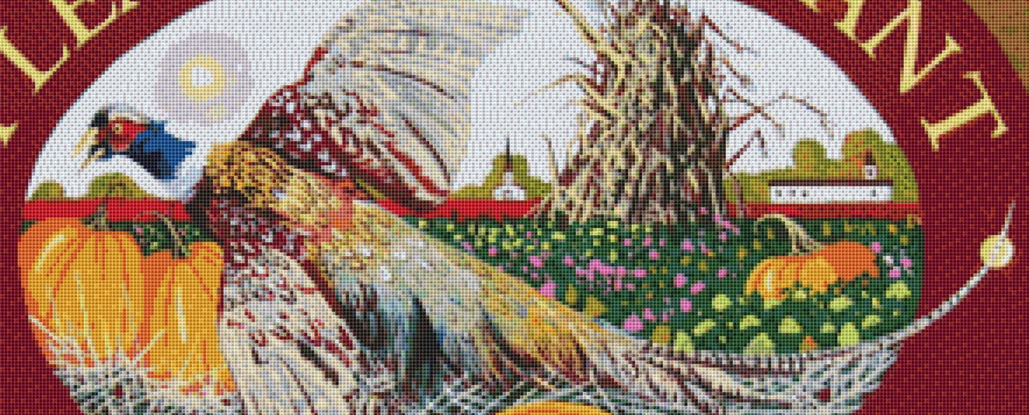 Pleasant Pheasant cross stitch pattern by Patrick Gauthier