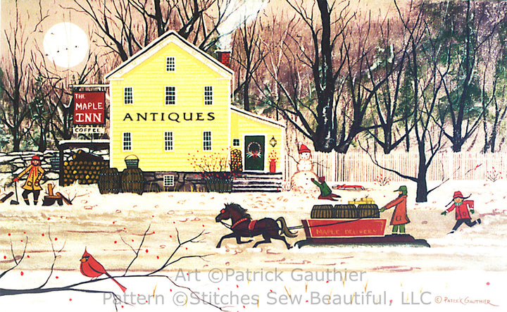 Vermont Maplers hr cross stitch pattern by Patrick Gauthier
