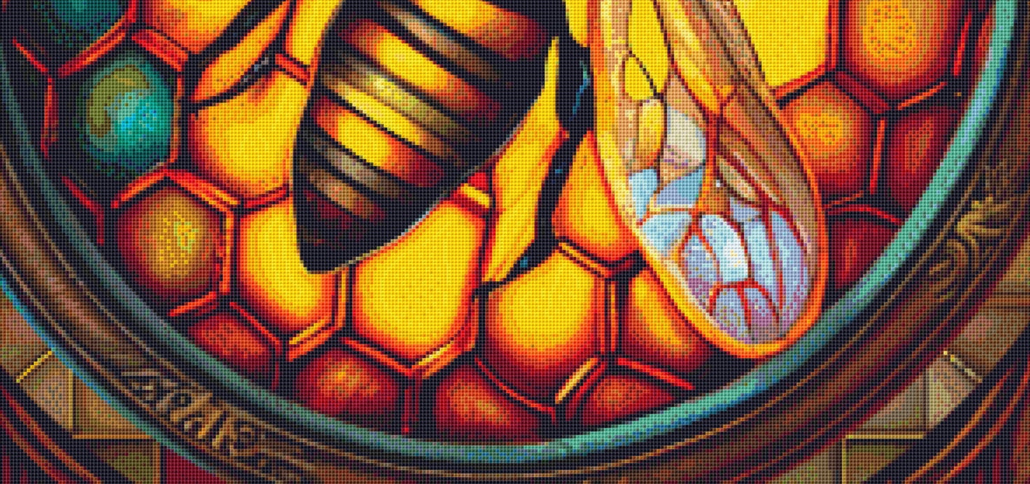 Bee 2 cross stitch pattern by IvyCottageHome