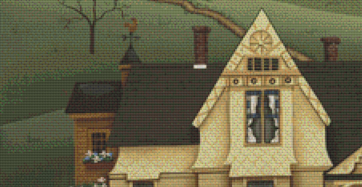 Fairhill Farm cross stitch pattern by Catherine Holman/Ansada Art Licensing Group, LLC