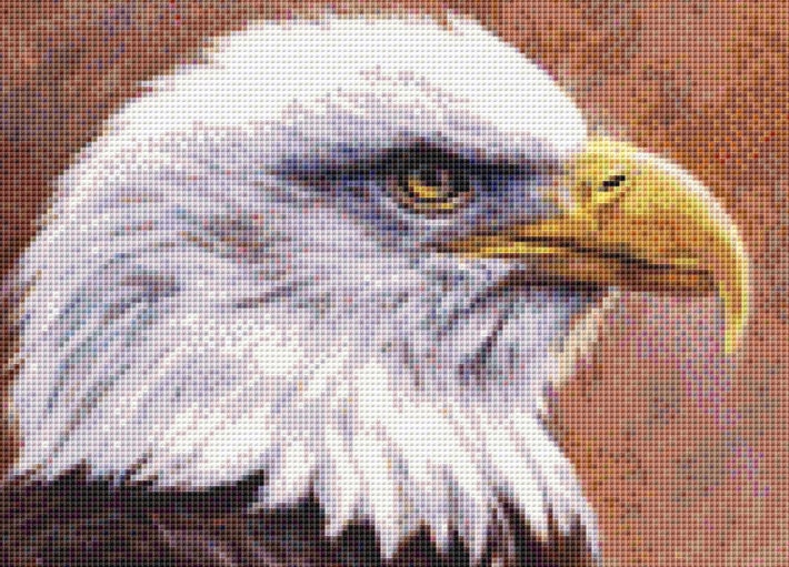 Freedom cross stitch pattern by John Banovich/Ansada Art Licensing Group, LLC.