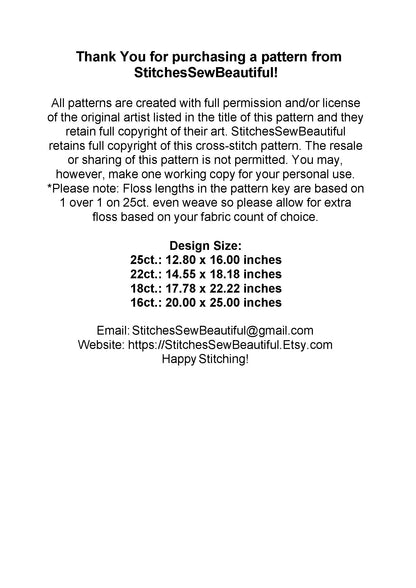 Halloween Hill cross stitch pattern by Catherine Holman/Ansada Art Licensing Group, LLC