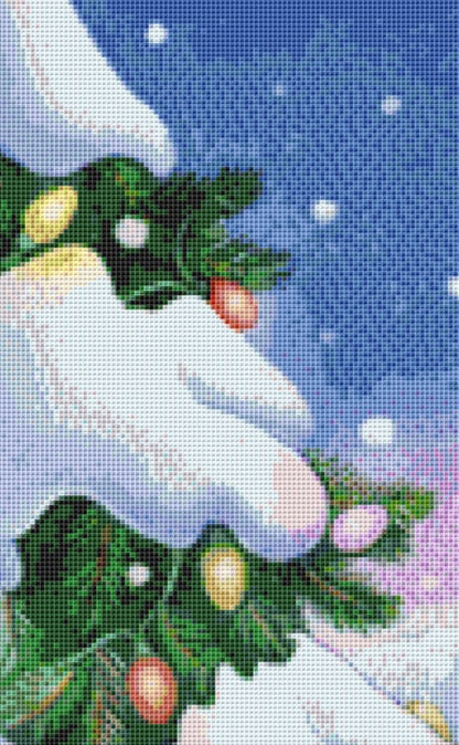 Husky Winter cross stitch pattern by Rose Mary Berlin/Ansada Art Licensing Group, LLC