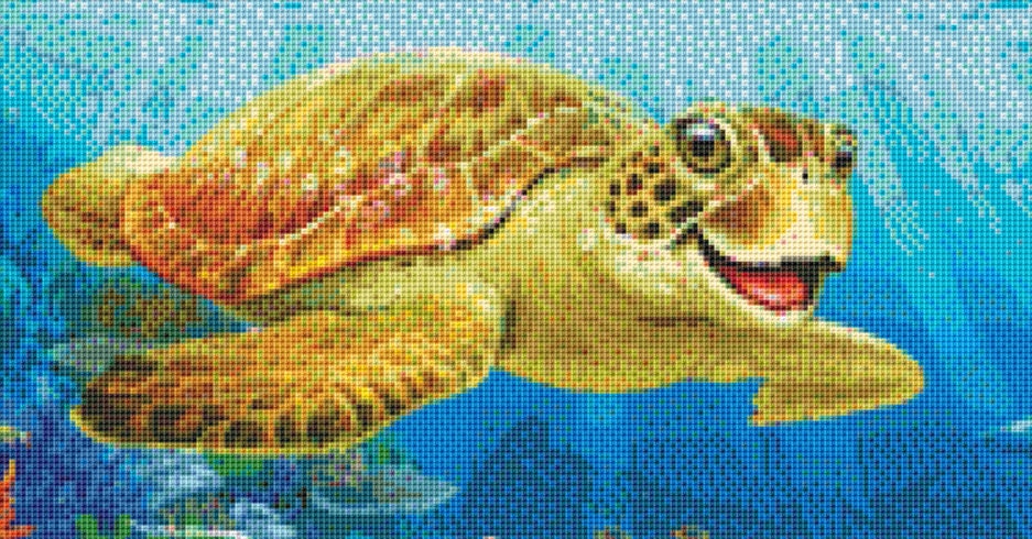 Ocean Reef 55109 cross stitch pattern by Cobble Hill Puzzle Company/Ansada Art Licensing Group, LLC.
