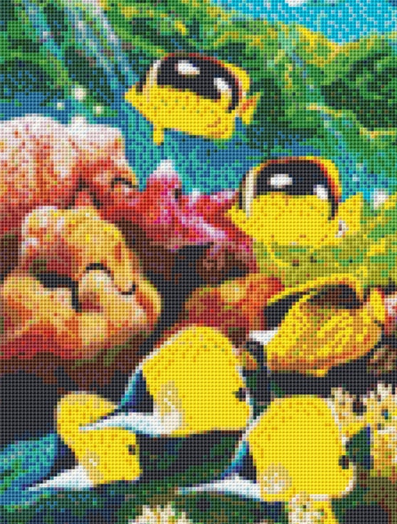 Sea Turtles cross stitch pattern by Cobble Hill Puzzle Company/Ansada Art Licensing Group, LLC.