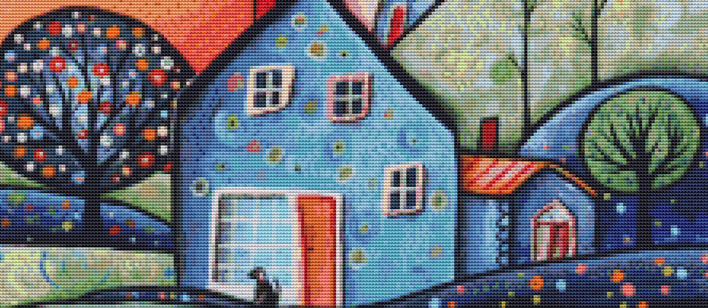 Warm Evening Sky cross stitch pattern by Karla Gerard