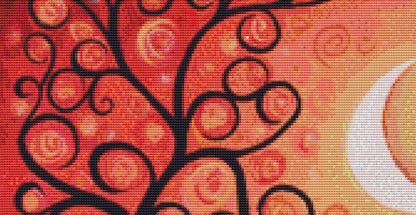 Warm Evening Sky (Max Colors) cross stitch pattern by Karla Gerard