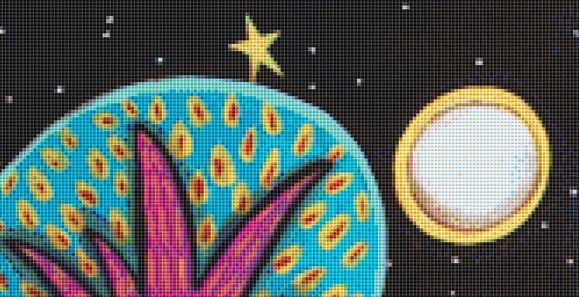 Best Friend counted cross stitch pattern by Karla Gerard