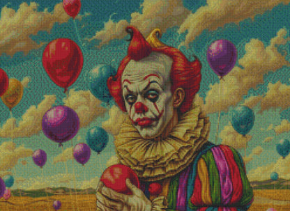 Yes I Do Use Balloons in My Act (Small) cross stitch pattern by The Art Revivalist