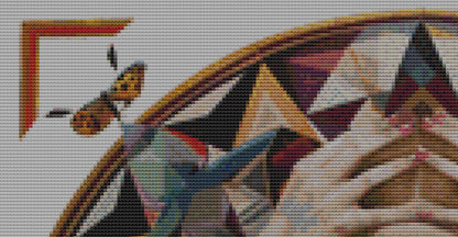 Kaleidoscope (Small) cross stitch pattern by The Art Revivalist