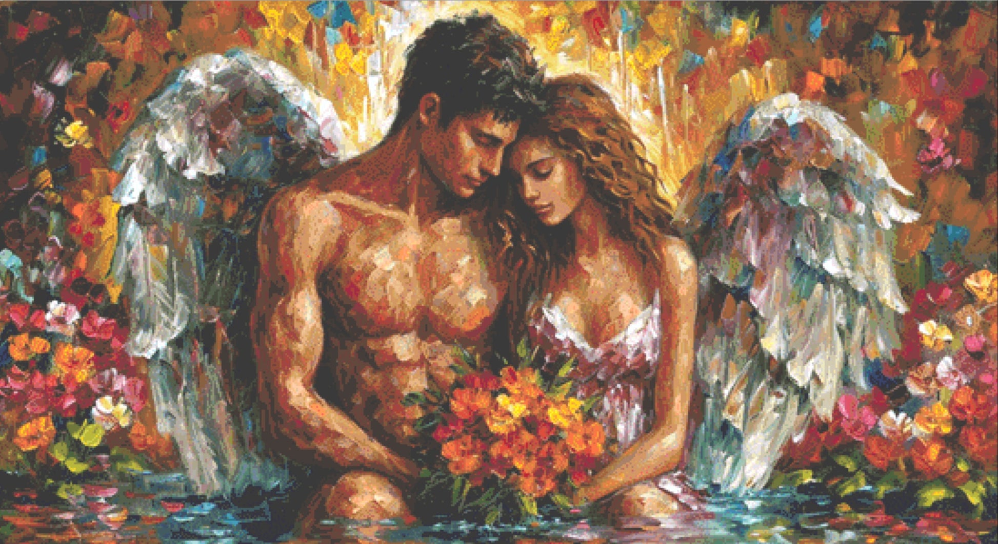 Angelical Love cross stitch pattern by Eder Jose Rosa