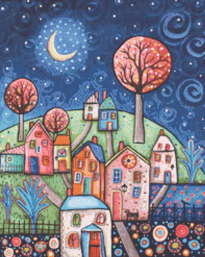 Delightful Evening (Small) counted cross stitch pattern by Karla Gerard