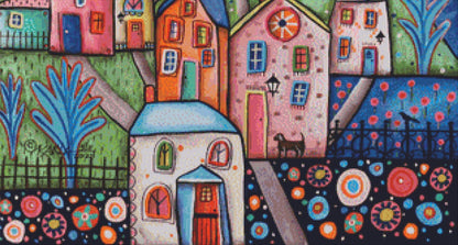 Delightful Evening (Max Colors) counted cross stitch pattern by Karla Gerard