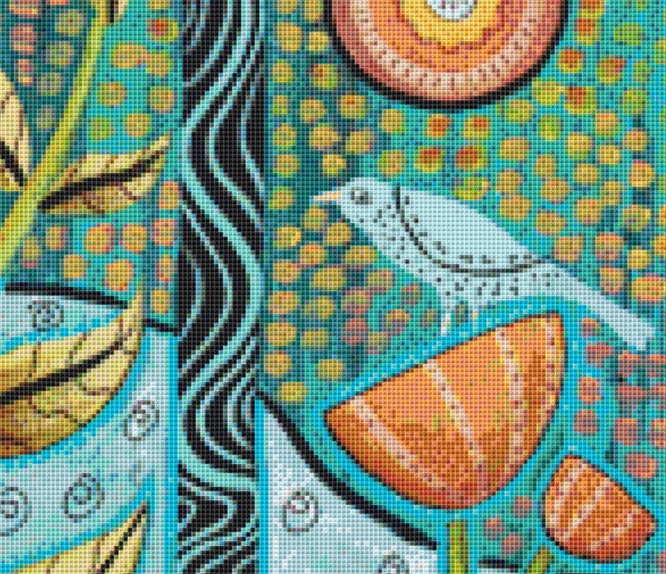 Deer counted cross stitch pattern by Karla Gerard