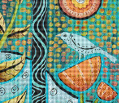 Deer counted cross stitch pattern by Karla Gerard