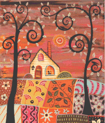 Dandy Landscape 1 counted cross stitch pattern by Karla Gerard