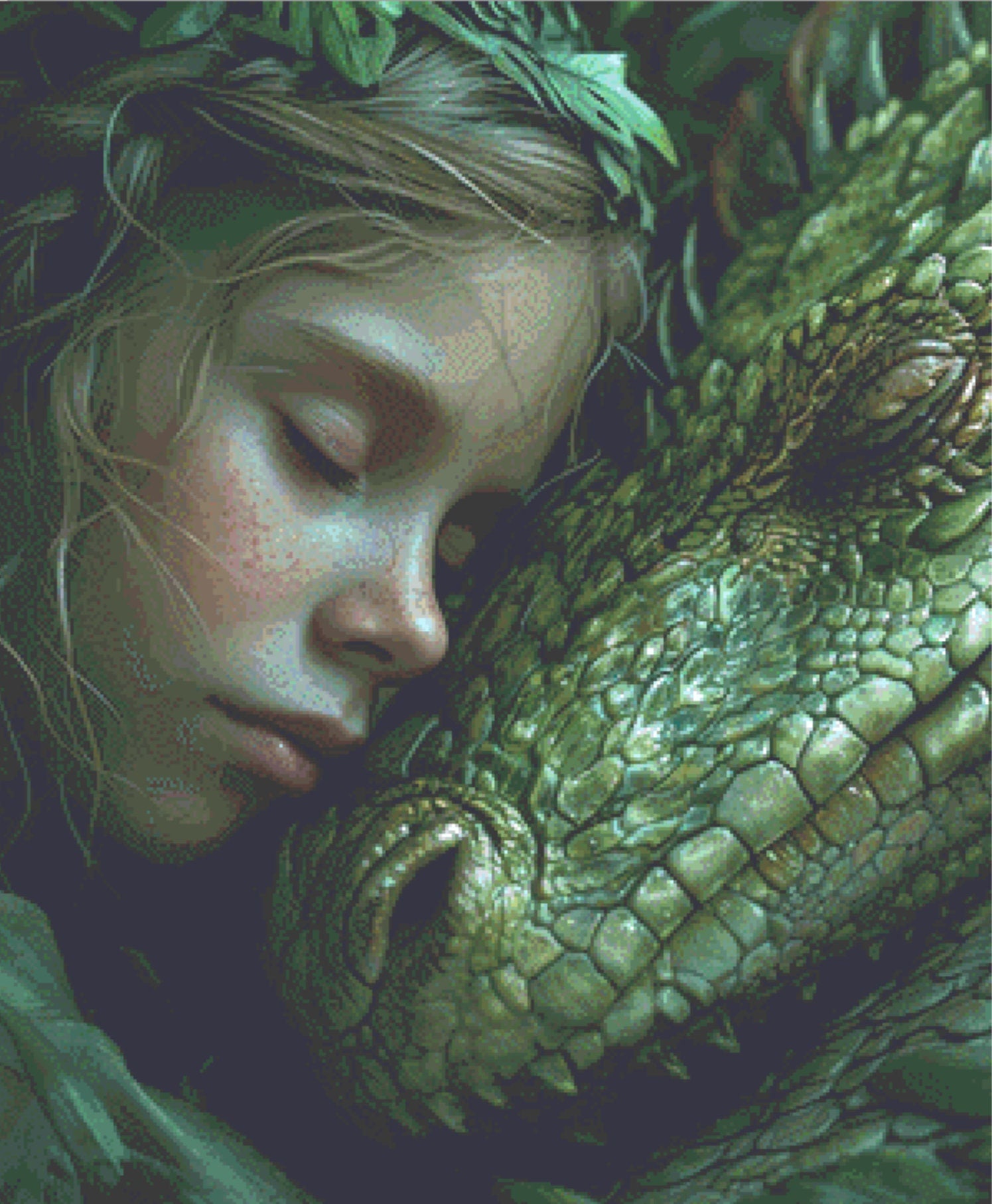 Keepers of The Forest cross stitch pattern by Serr.Kai A Quill & Ink