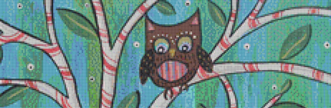 Candy Cane Tree counted cross stitch pattern by Karla Gerard