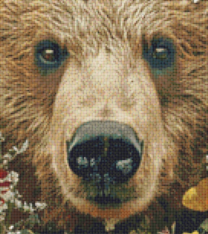 Spring Bear cross stitch pattern by Serr.Kai A Quill & Ink