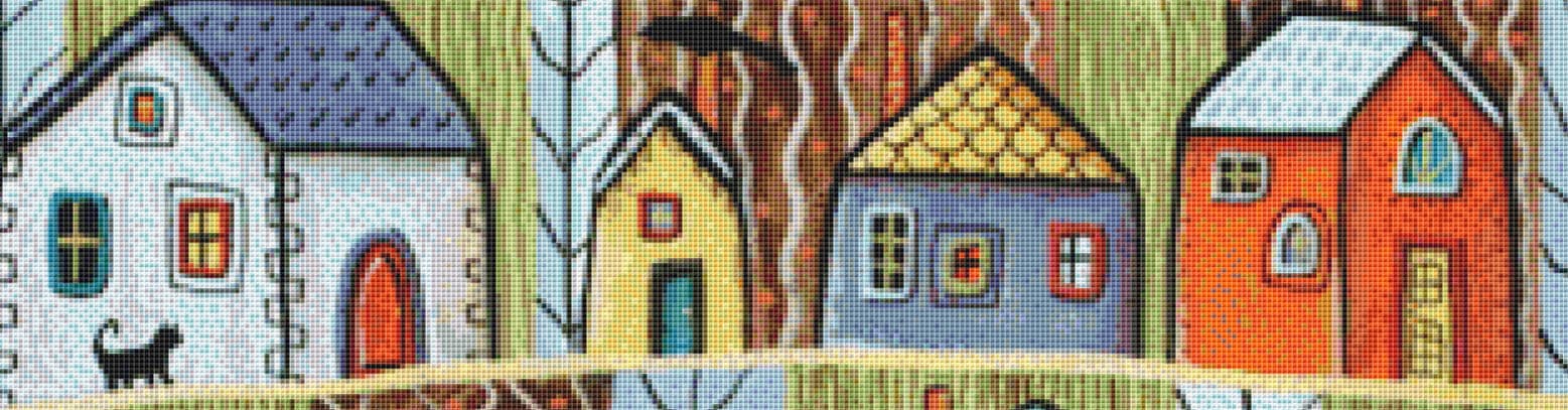 Neighbors 1 counted cross stitch pattern by Karla Gerard