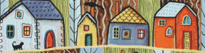 Neighbors 1 counted cross stitch pattern by Karla Gerard