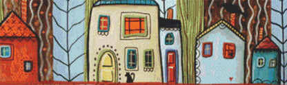 Neighbors 1 counted cross stitch pattern by Karla Gerard