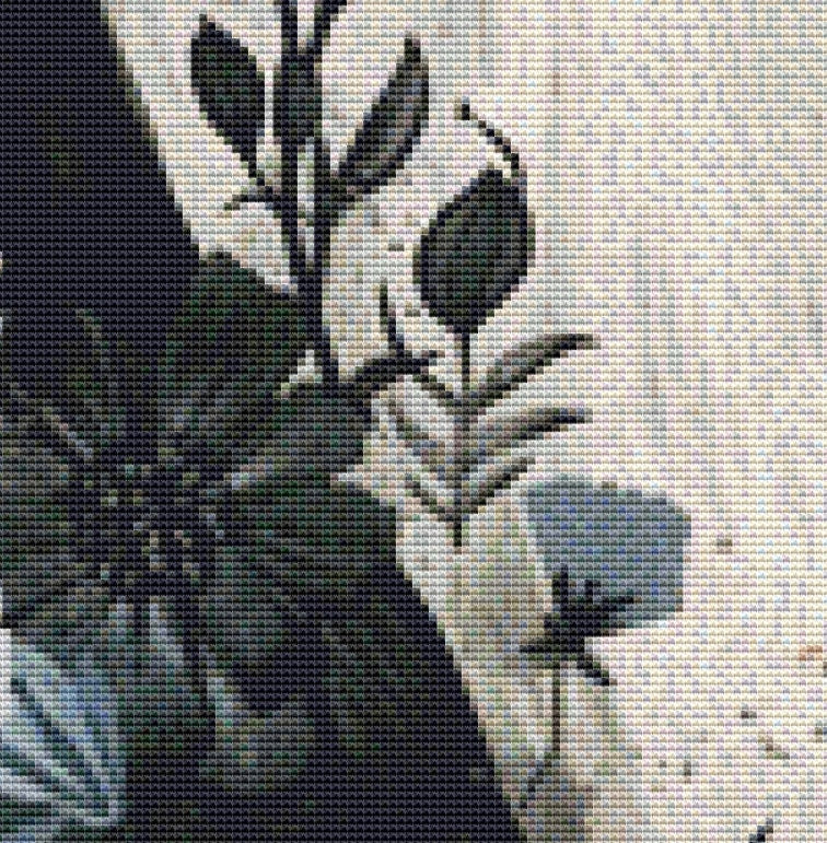 Raven 2 cross stitch pattern by PassyArt