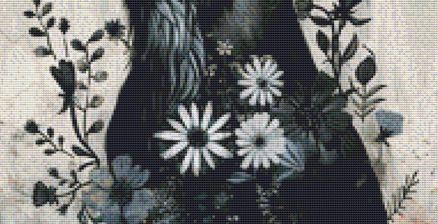 Raven 2 (Small) cross stitch pattern by PassyArt