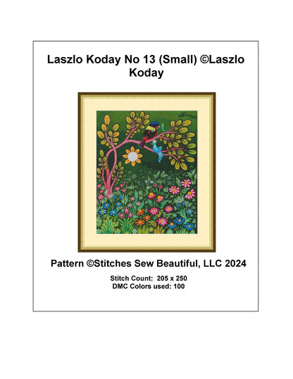 Laszlo Koday No. 13 (Small) cross stitch pattern by Laszlo Koday
