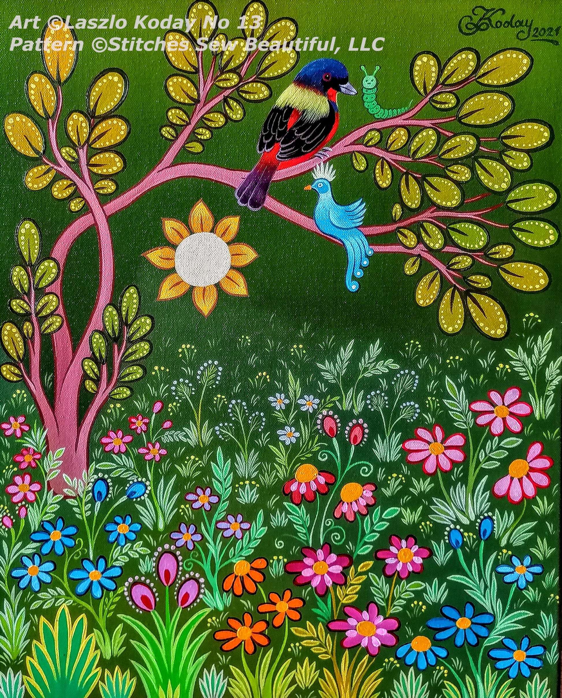 Laszlo Koday No. 13 cross stitch pattern by Laszlo Koday