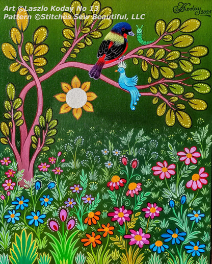 Laszlo Koday No. 13 cross stitch pattern by Laszlo Koday