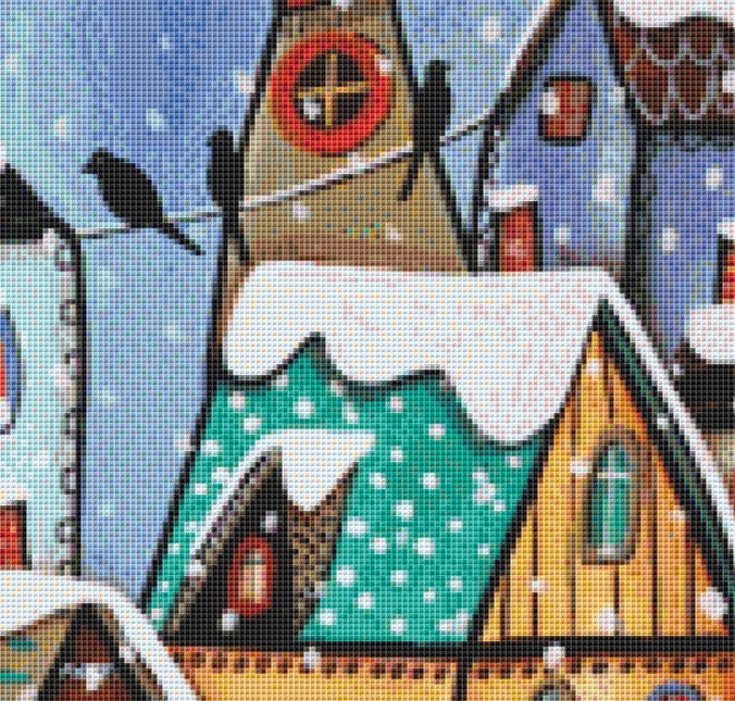 Peering cross stitch pattern by Karla Gerard