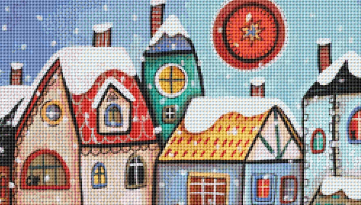 Peering cross stitch pattern by Karla Gerard