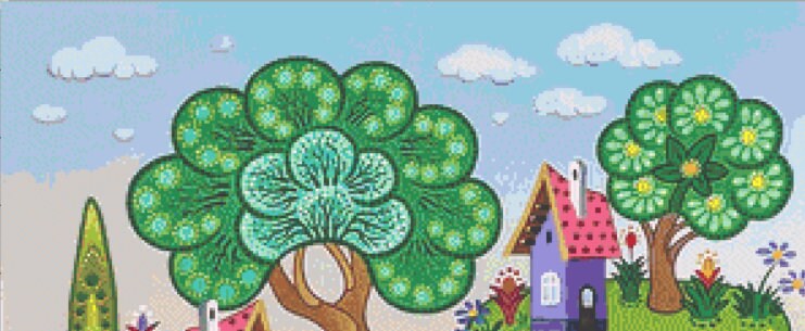 Laszlo Koday No. 14 cross stitch pattern by Laszlo Koday