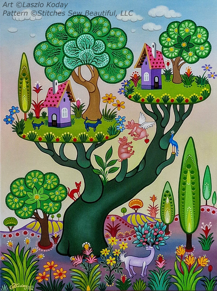 Laszlo Koday No. 14 cross stitch pattern by Laszlo Koday