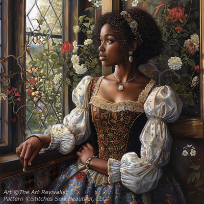 Deep Reflection cross stitch pattern by The Art Revivalist