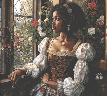 Deep Reflection cross stitch pattern by The Art Revivalist