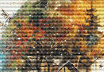 Glass Globe-Serenity cross stitch pattern by The Art Revivalist